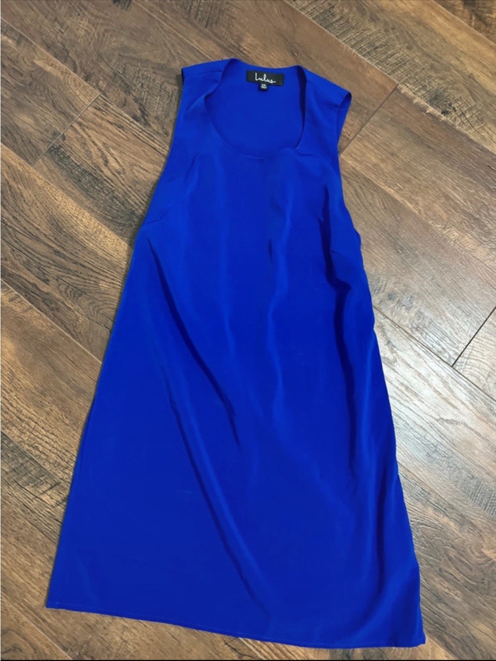 Lulu's Royal Blue Sleeveless Mini Shift Dress
